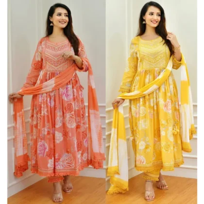 Naira Cut Three Piece Fo…