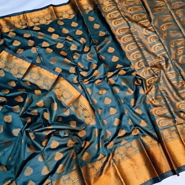 Elegant Design Best Quality Soft Silk Katan Saree - Stylish and Fashionable Ethnic Wear